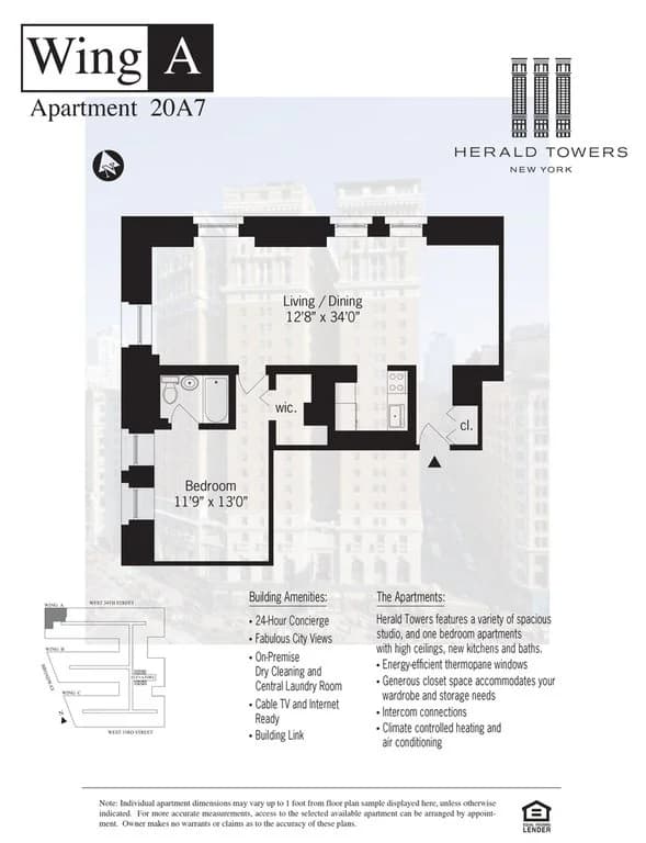 Herald Towers 50 West 34 Street #20A07, Manhattan, NY 10001 1