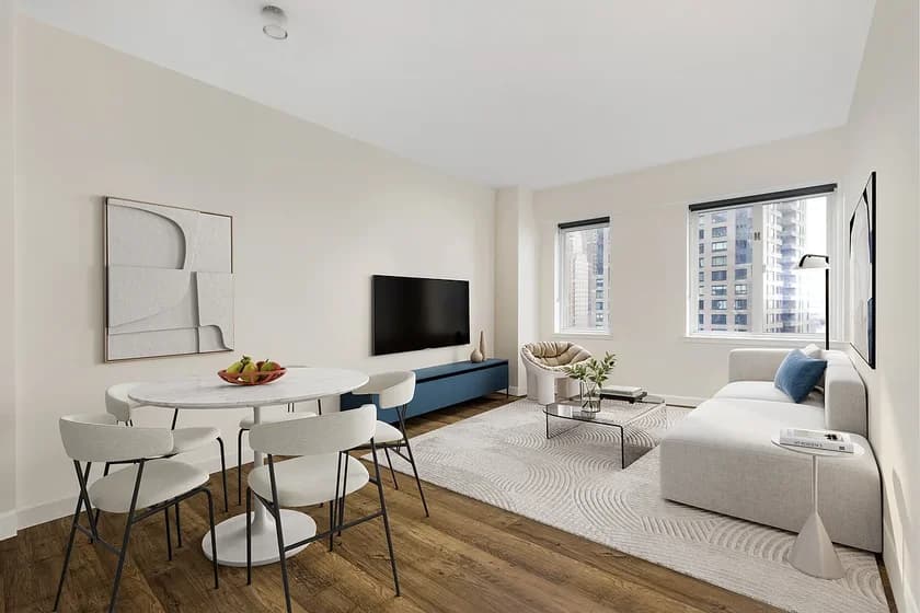 225 Rector Place #14-M, Manhattan, NY 10280 apartment_living_room 1