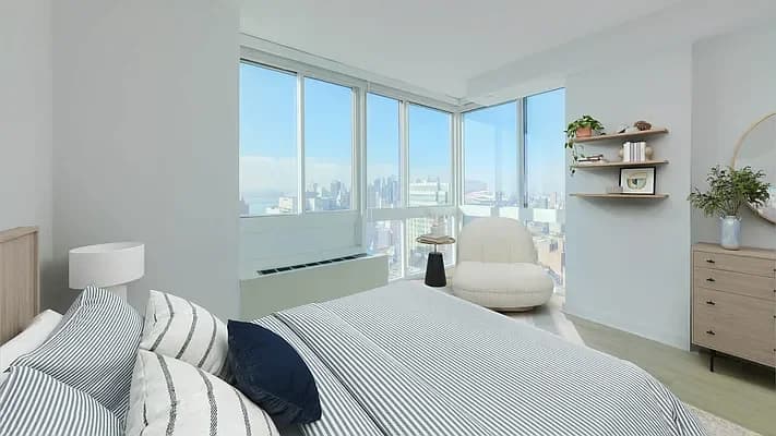 The Brooklyner 111 Lawrence Street #30H, Brooklyn, NY 11201 apartment_bedroom_room 1