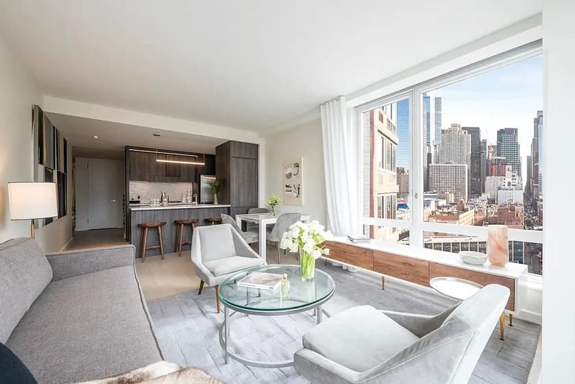 535 West 43 Street #5NK, Manhattan, NY 10036 apartment_living_room 1