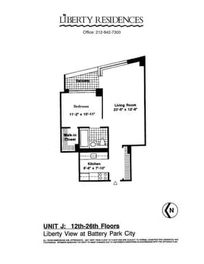 99 Battery Place #12J, Manhattan, NY 10280
