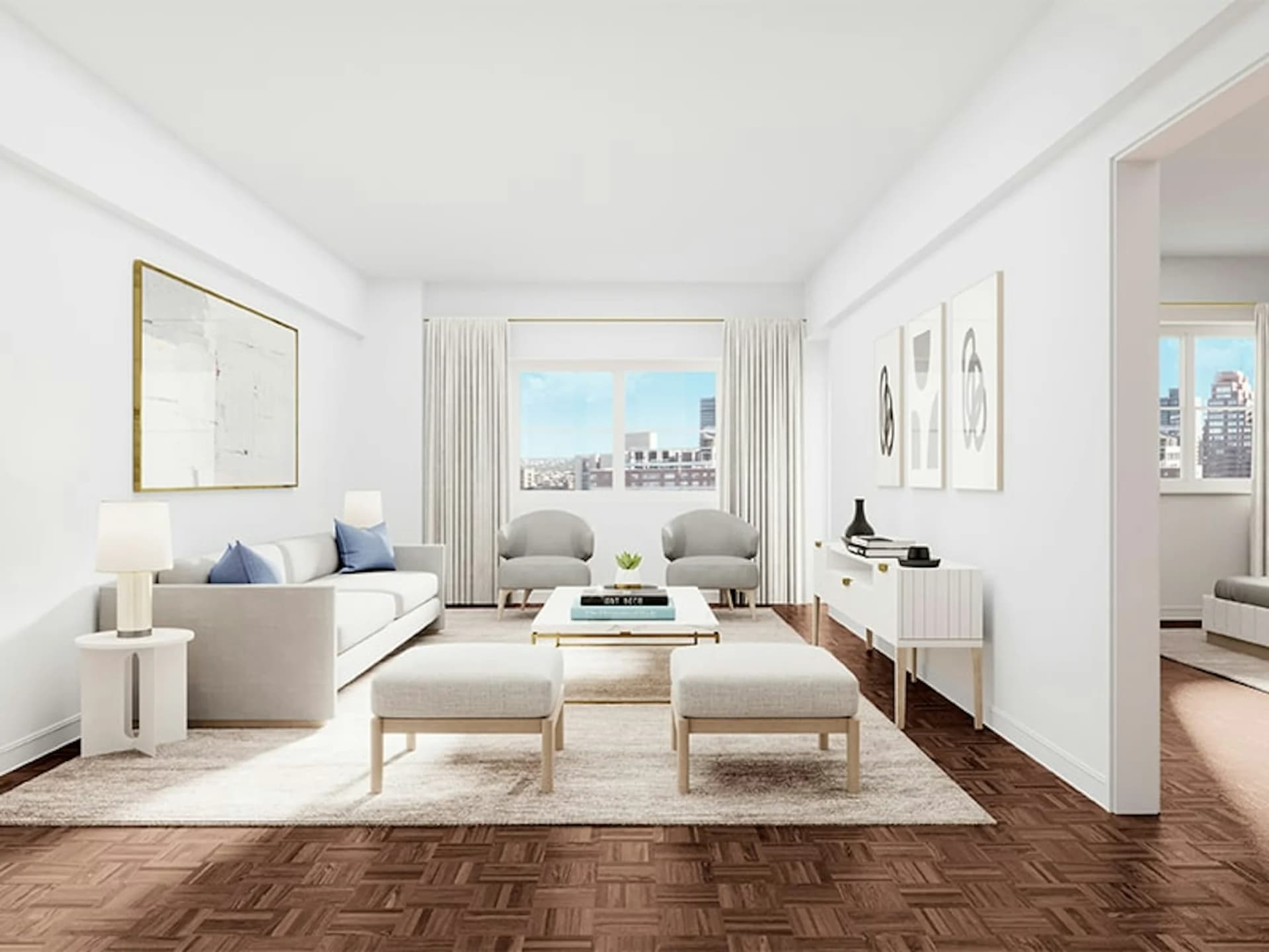 40 Park Avenue #9H, Manhattan, NY 10016 apartment_living_room 1