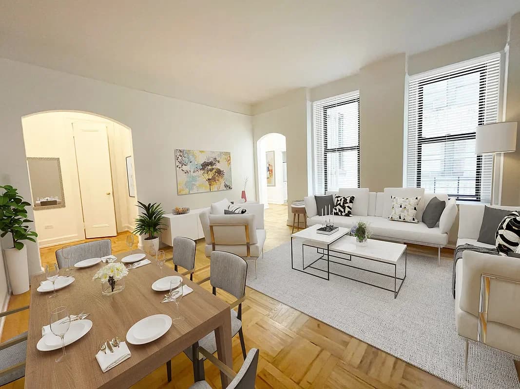 276 Riverside Drive #4B, Manhattan, NY 10025 apartment_living_room 1