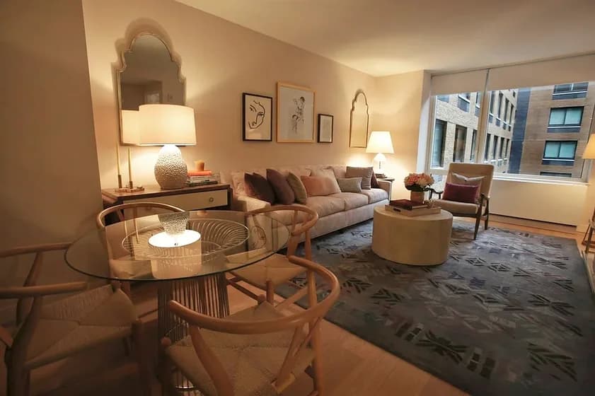 Gotham West 550 West 45 Street #409, Manhattan, NY 10036 apartment_living_room 1