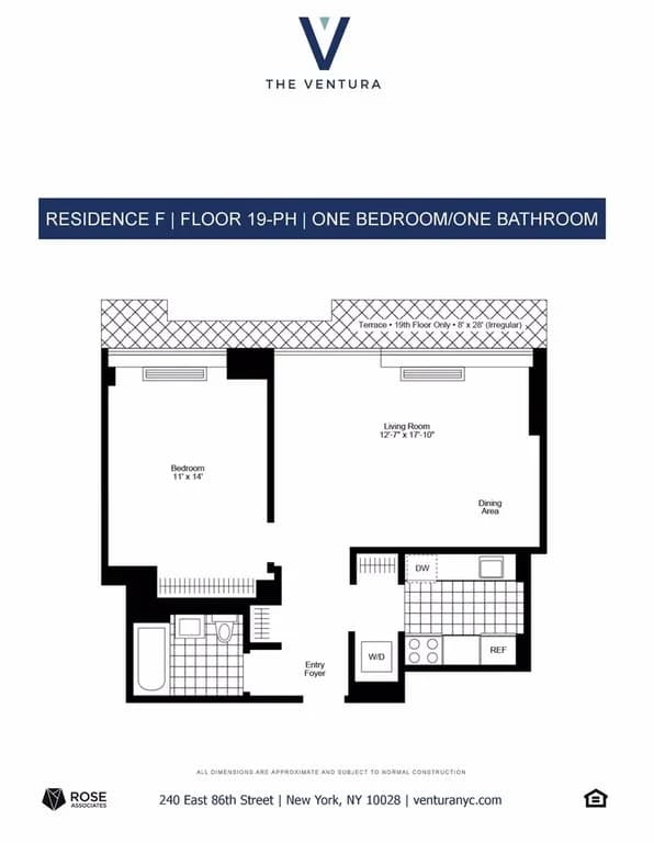 240 East 86 Street #19F, Manhattan, NY 10028 1