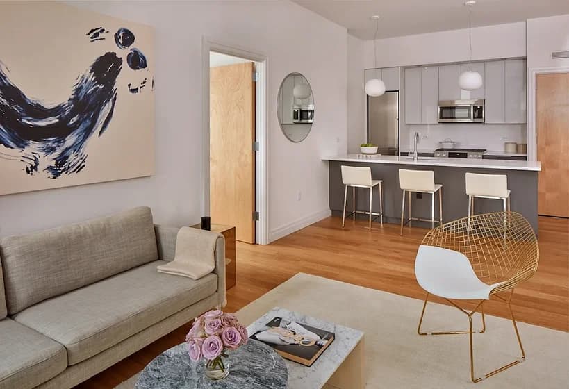 325 Kent Avenue #412, Brooklyn, NY 11249 apartment_living_room 1