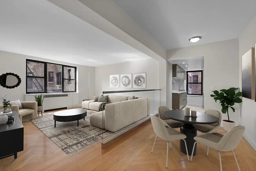 10 Downing Street #3M, Manhattan, NY 10014 apartment_living_room 1