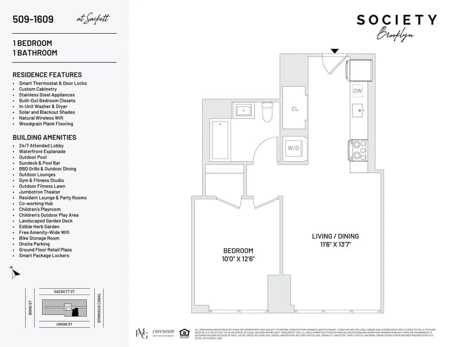 504 Sackett Street #1209, Brooklyn, NY 11231 1