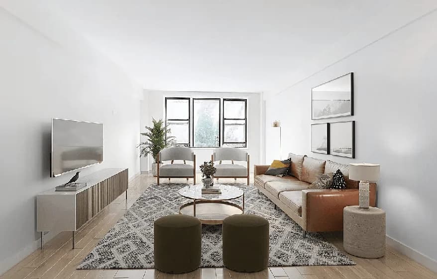 225 East 26 Street #2RE, Manhattan, NY 10016 apartment_living_room 1