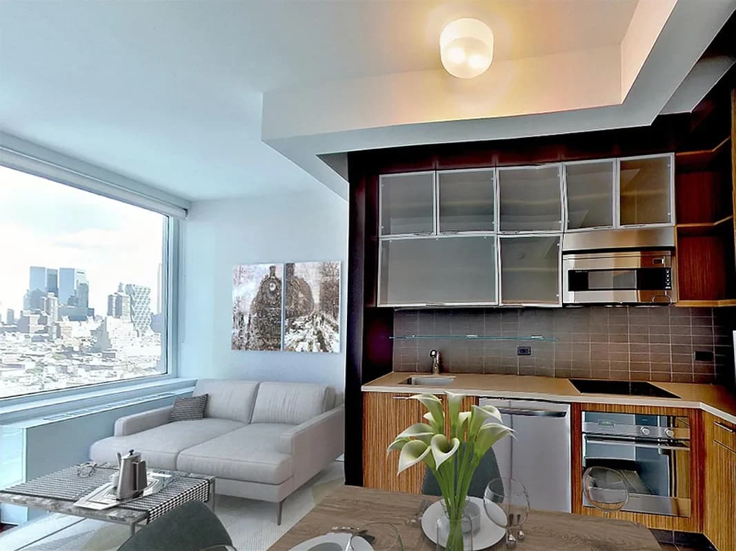Silver Towers #N45M, New York, NY 10036 apartment_living_room 1