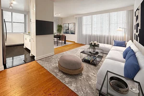 45 West 60 Street #33D, Manhattan, NY 10023 apartment_living_room 1