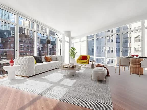 207 East 57 Street #16-A, Manhattan, NY 10022 apartment_living_room 1