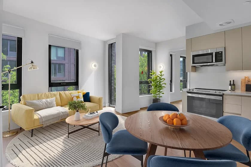 130 Hope Street #716, Brooklyn, NY 11211 apartment_living_room 1