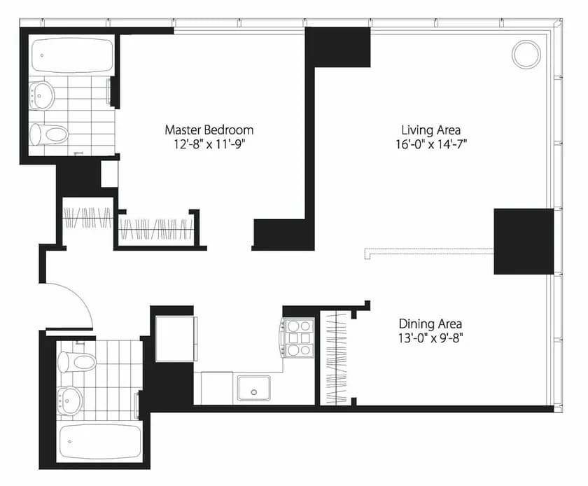 200 West 67 Street #7K, Manhattan, NY 10023 apartment_living_room 1