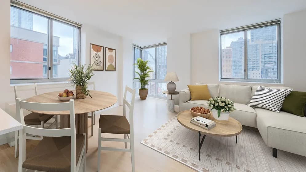 400 West 37 Street #9K, Manhattan, NY 10018 apartment_living_room 1