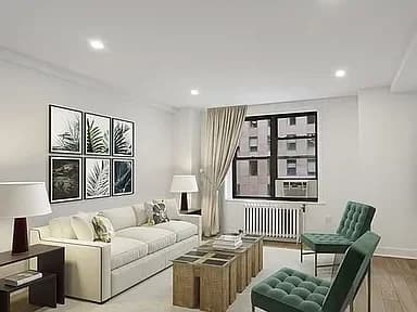 160 East 48 Street #15AA, Manhattan, NY 10017 apartment_living_room 1