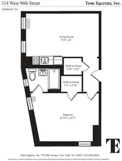 214 West 96 Street #2A, Manhattan, NY 10025
