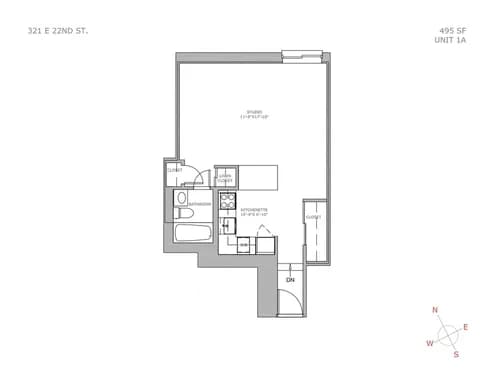 321 East 22 Street #1A, Manhattan, NY 10010