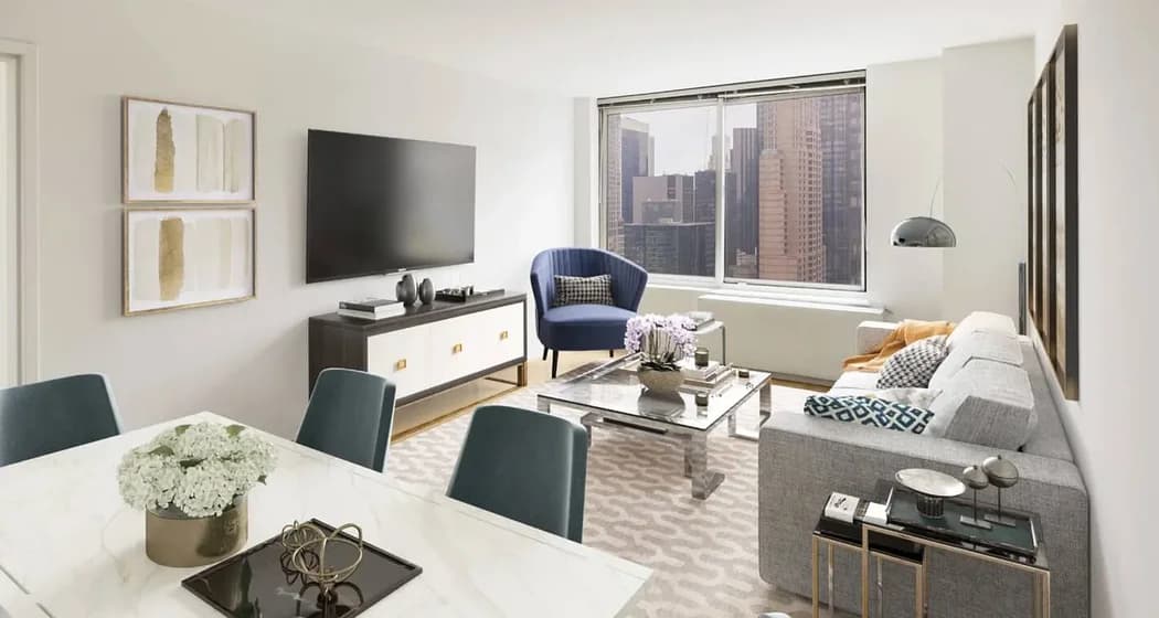 Marc 249 West 53 Street #46G, Manhattan, NY 10019 apartment_living_room 1