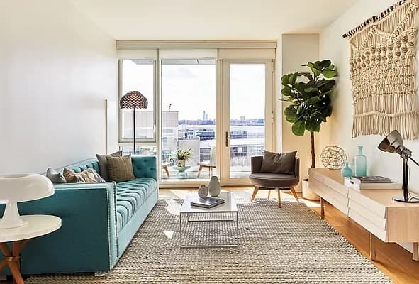 VIA 57 West 623 West 57 Street #1060, Manhattan, NY 10019 apartment_living_room 1