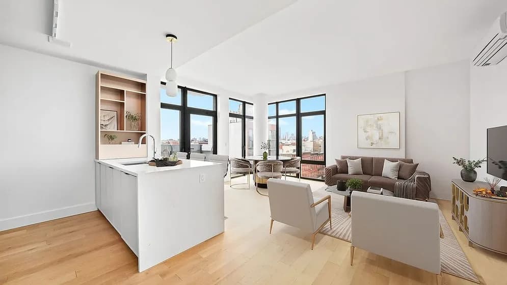 24 Grand Street #38M, Brooklyn, NY 11249 apartment_living_room 1