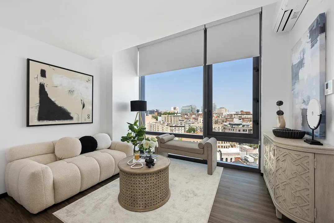 414 West 126 Street #1807, Manhattan, NY 10027 apartment_living_room 1