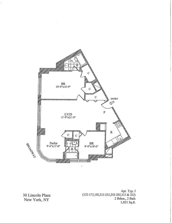 30 W 63 St #22J, Manhattan, NY 10023 1