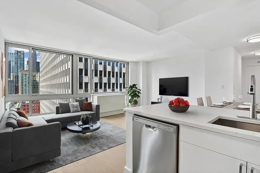 111 Worth Street #4K, Manhattan, NY 10013 apartment_living_room 1