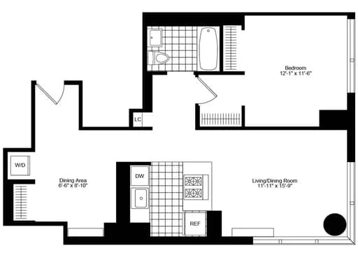 460 West 42 Street #16M, Manhattan, NY 10036