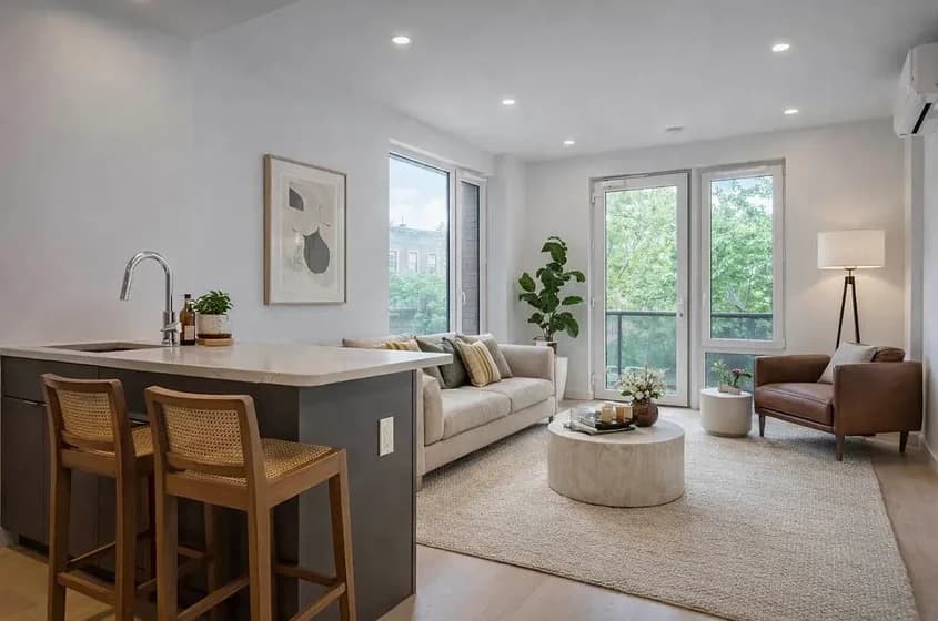 1499 Bedford Avenue #8i, Brooklyn, NY 11216 apartment_living_room 1