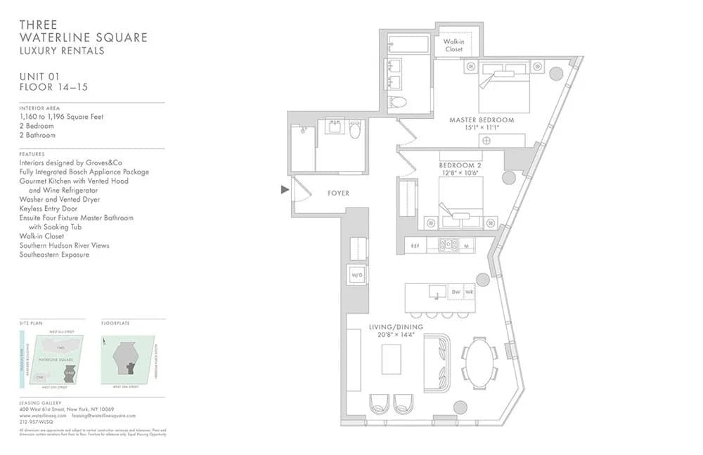 635 West 59 Street #1401, Manhattan, NY 10023 1