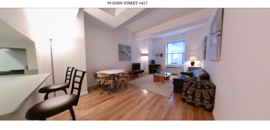 99 John Deco Lofts 99 John Street #417, Manhattan, NY 10038 apartment_living_room 1