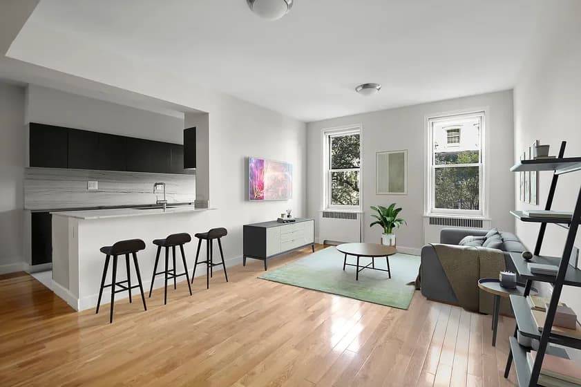 364 West 18 Street #001E, Manhattan, NY 10011 apartment_living_room 1