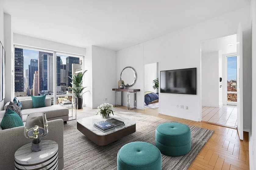845 United Nations Plaza #24-H, Manhattan, NY 10017 apartment_living_room 1
