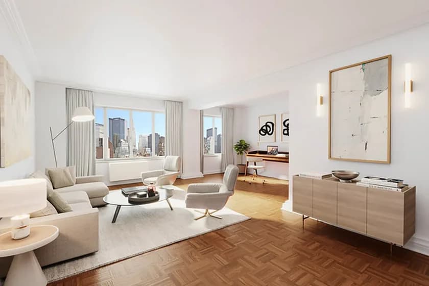 136 East 55 Street #4D, Manhattan, NY 10022 apartment_living_room 1