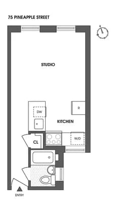 75 Pineapple Street #5D, Brooklyn, NY 11201