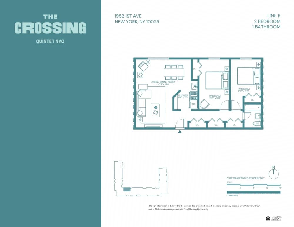 1956 1 Avenue #6K, Manhattan, NY 10029 1