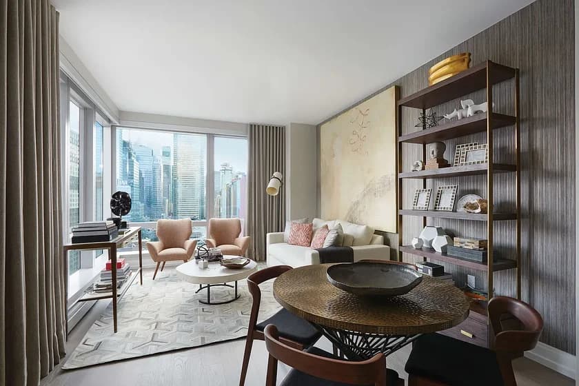 555 10 Ave #38B, Manhattan, NY 10018 apartment_living_room 1