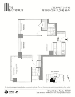 150 East 44 Street #29H, Manhattan, NY 10017