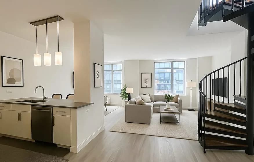 81 Fleet Place #16F, Brooklyn, NY 11201 apartment_living_room 1