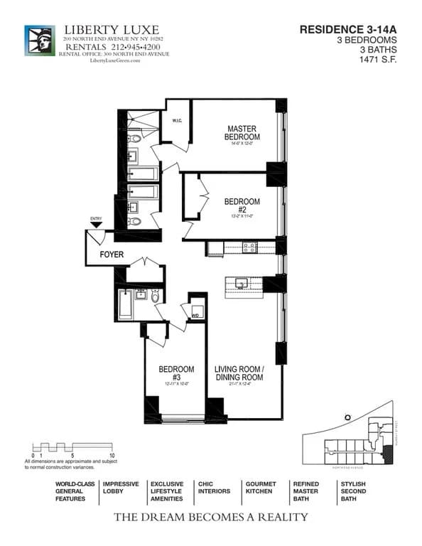 200 North End Avenue #5A, Manhattan, NY 10282 1