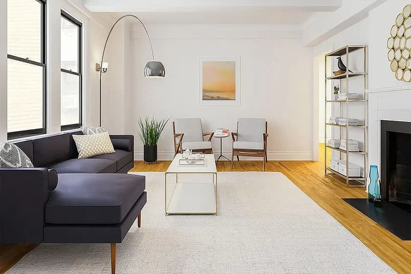 360 East 55 Street #8D, Manhattan, NY 10022 apartment_living_room 1