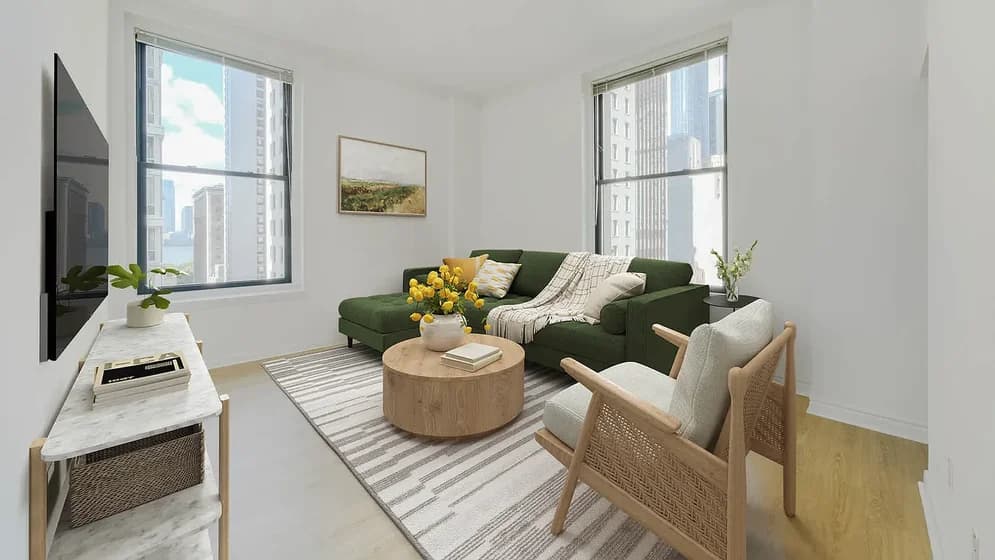 71 Broadway Apartments 71 Broadway #002H, Manhattan, NY 10006 apartment_living_room 1