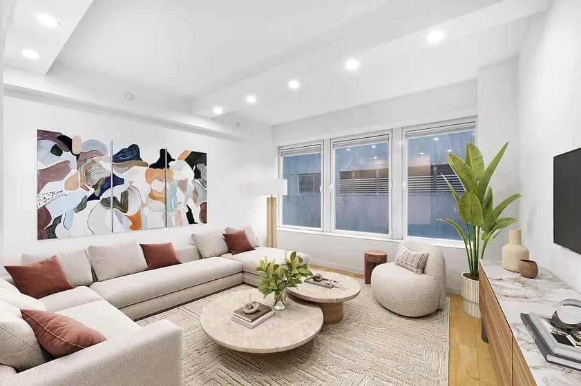 90 William Street #8H, Manhattan, NY 10038 apartment_living_room 1
