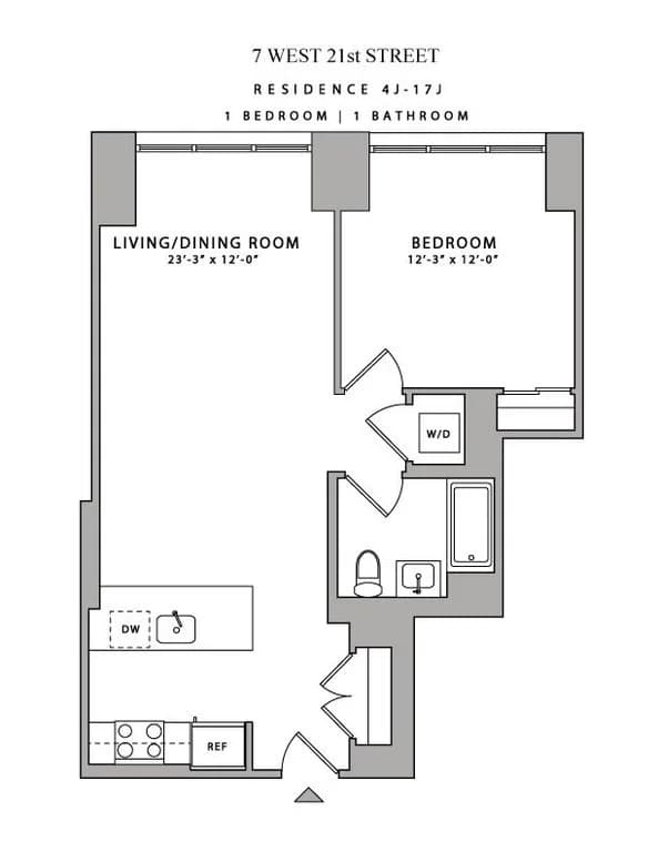 7 West 21 Street #11J, Manhattan, NY 10010 1