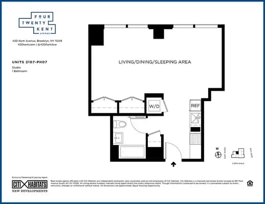 420 Kent Avenue #2207N, Brooklyn, NY 11249