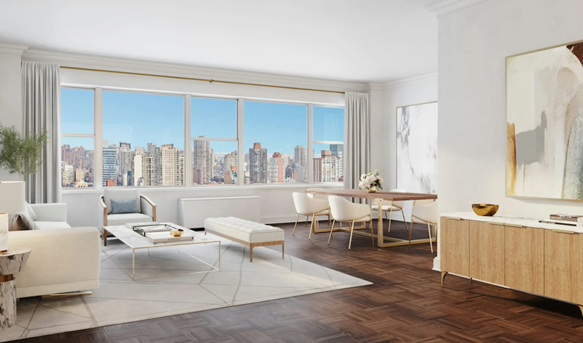 215 East 68 Street #33E, Manhattan, NY 10065 apartment_living_room 1