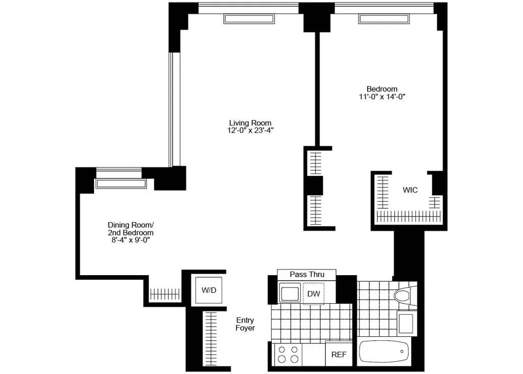 535 West 23 Street #N09K, Manhattan, NY 10011 1