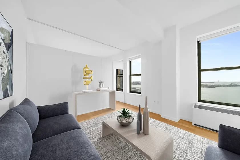 Ocean 1 West Street #3002, Manhattan, NY 10006 apartment_living_room 1
