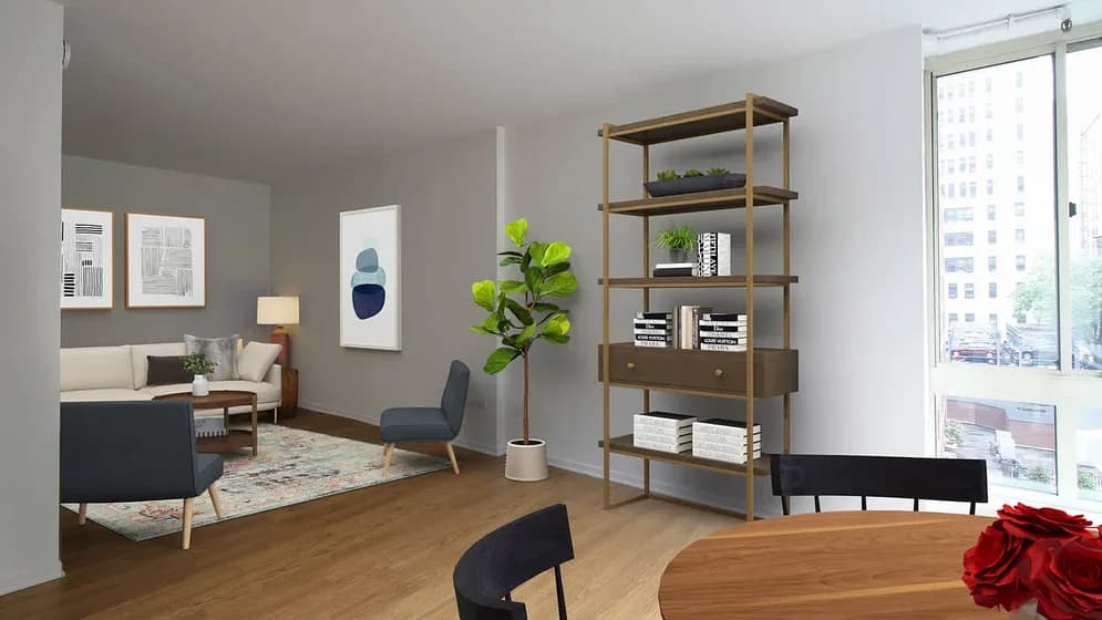 Longacre House 305 West 50 Street #20B, Manhattan, NY 10019 apartment_living_room 1